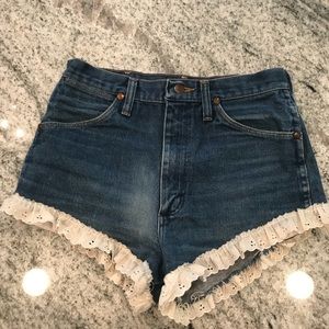 Wrangler denim shorts!